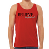 Mens Tank Top Fitness Shirt Believe And Achieve - Inspirational