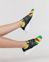 Guyanese Swag Flag Artistic Women's Two-Tone Sneaker - nolimit