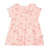 Organic Cotton Printed Dress Set Pink Snails - Image #2