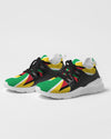 Guyanese Swag Flag Artistic Women's Two-Tone Sneaker - nolimit