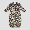 Baby Sleeping Gown – Leopard – 100% Cotton - LG2800TL - The Laughing Giraffe®